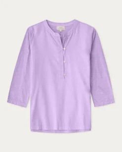YERSE Shirts And Blouses^Organic-Cotton T-Shirt Purple