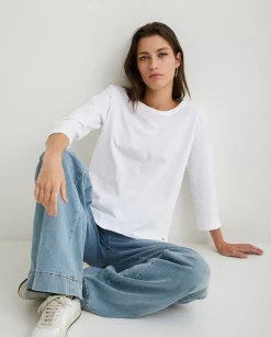 YERSE T- Shirts And Tops^Organic-Cotton T-Shirt White