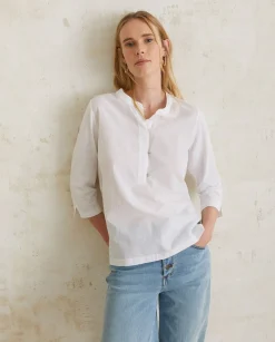 YERSE Shirts And Blouses^Organic-Cotton T-Shirt White