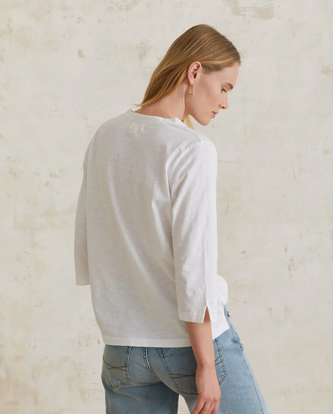 YERSE Shirts And Blouses^Organic-Cotton T-Shirt White
