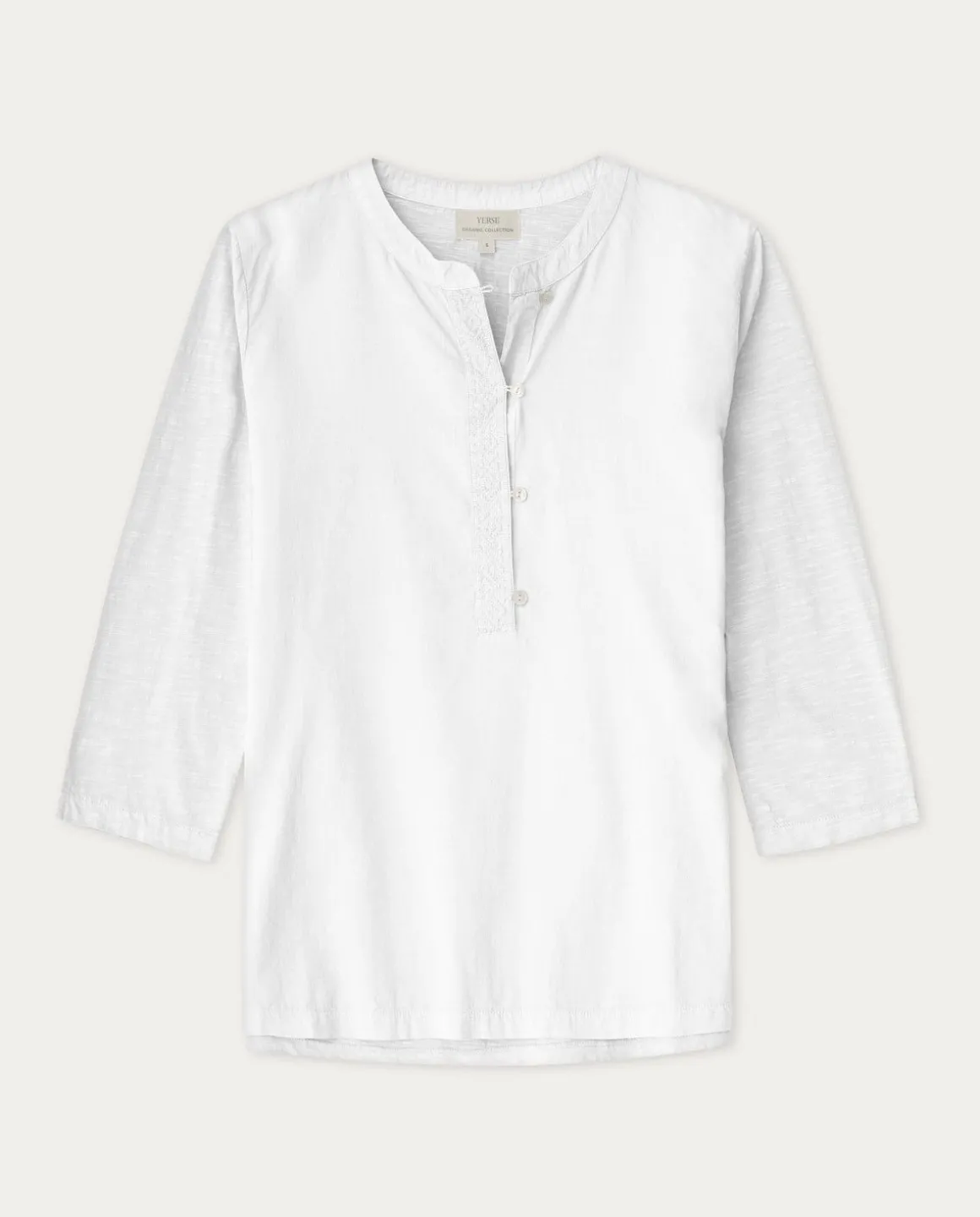 YERSE Shirts And Blouses^Organic-Cotton T-Shirt White