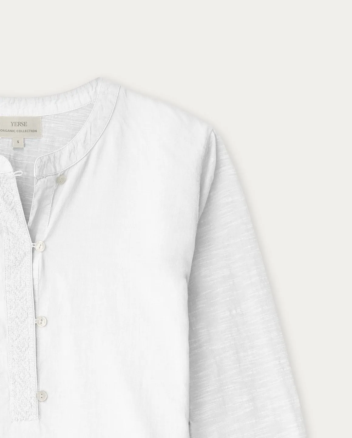 YERSE Shirts And Blouses^Organic-Cotton T-Shirt White