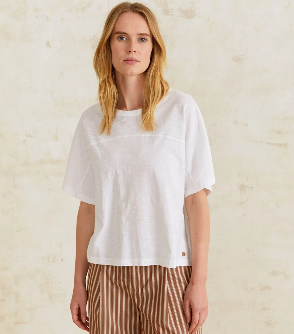 YERSE T- Shirts And Tops^Oversize Organic-Cotton T-Shirt White