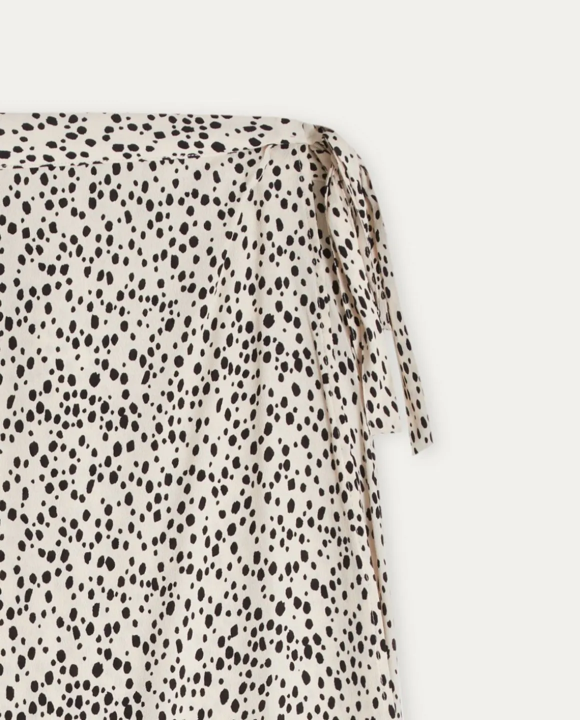 YERSE Skirts^Pareo Skirt Polka Dots Ecru