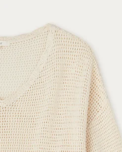 YERSE Sweaters & Cardigans^Pointelette Cotton Sweater Natural