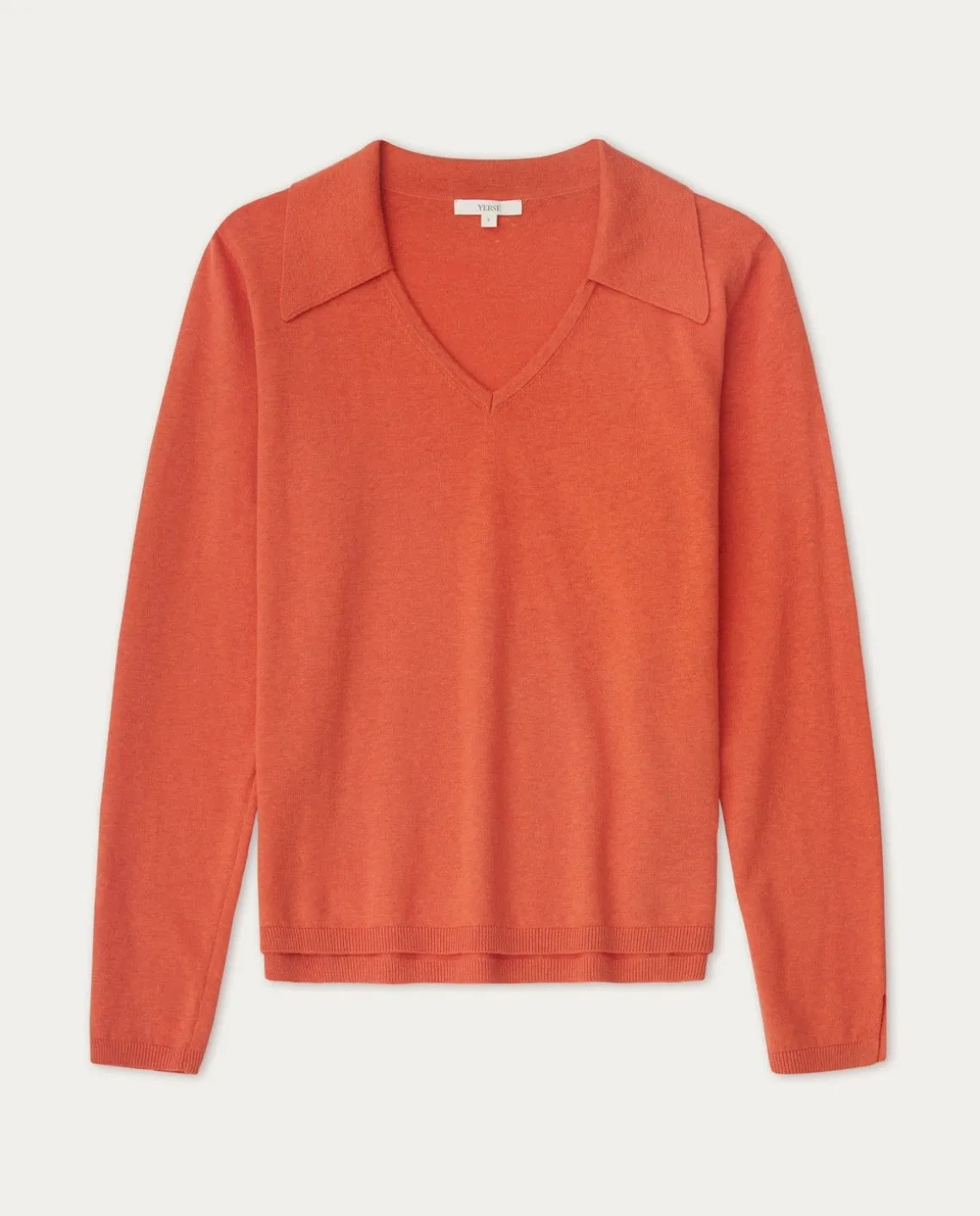 YERSE Sweaters & Cardigans^Polo Sweater Orange
