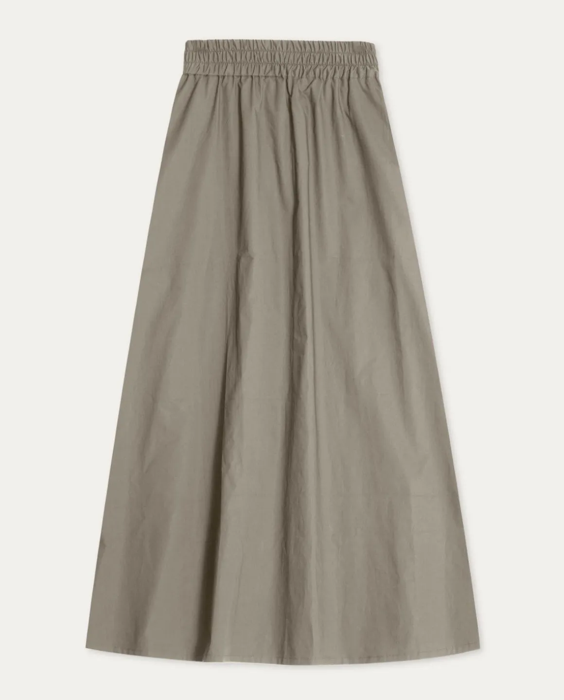 YERSE Skirts^Poplin Skirt Khaki