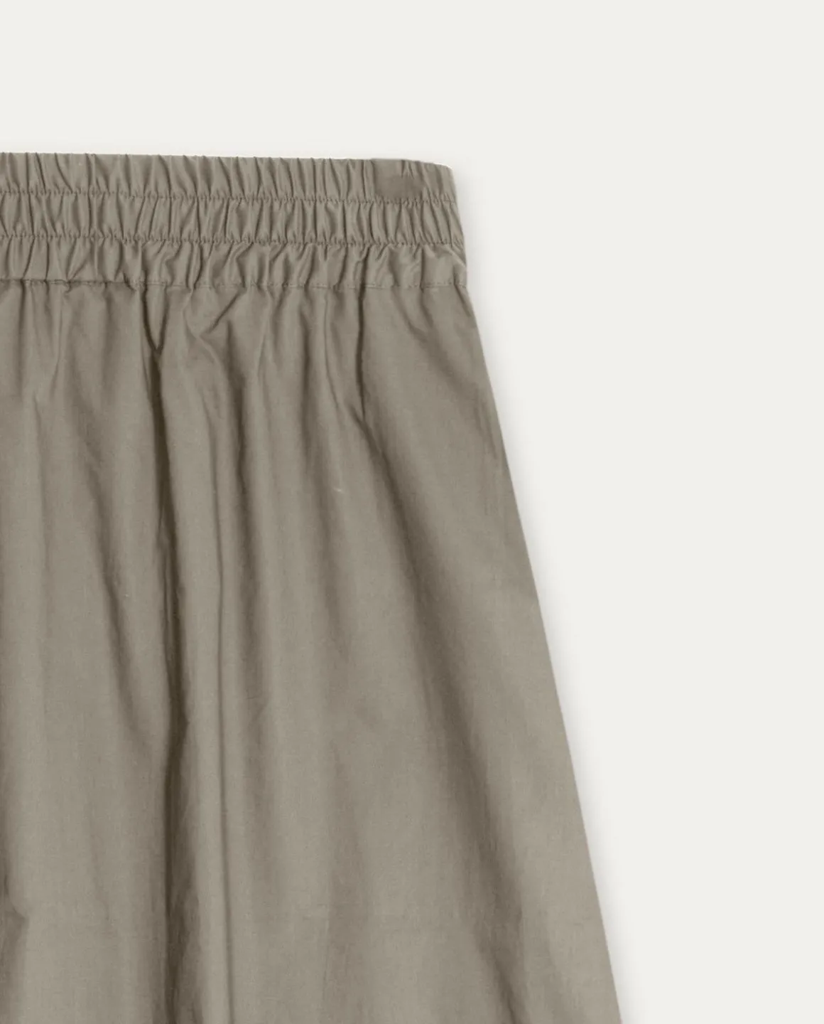 YERSE Skirts^Poplin Skirt Khaki