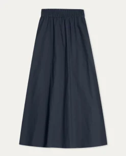 YERSE Skirts^Poplin Skirt Navy