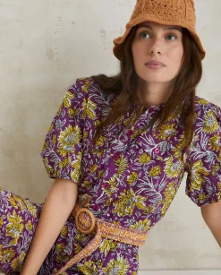 YERSE Dresses And Jumpsuits^Print Cotton Jumpsuit Purple