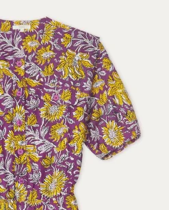 YERSE Dresses And Jumpsuits^Print Cotton Jumpsuit Purple