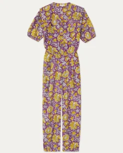 YERSE Dresses And Jumpsuits^Print Cotton Jumpsuit Purple