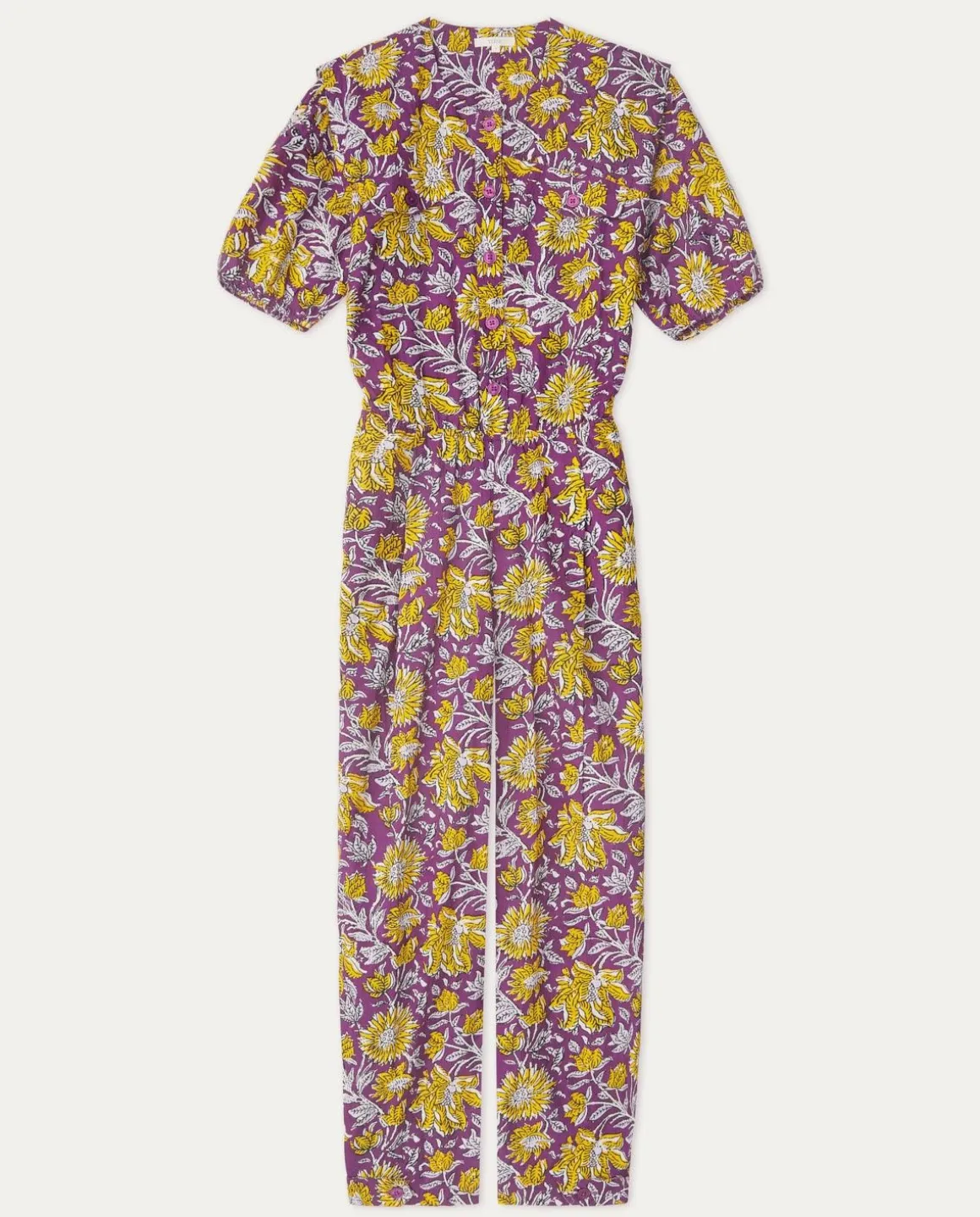 YERSE Dresses And Jumpsuits^Print Cotton Jumpsuit Purple