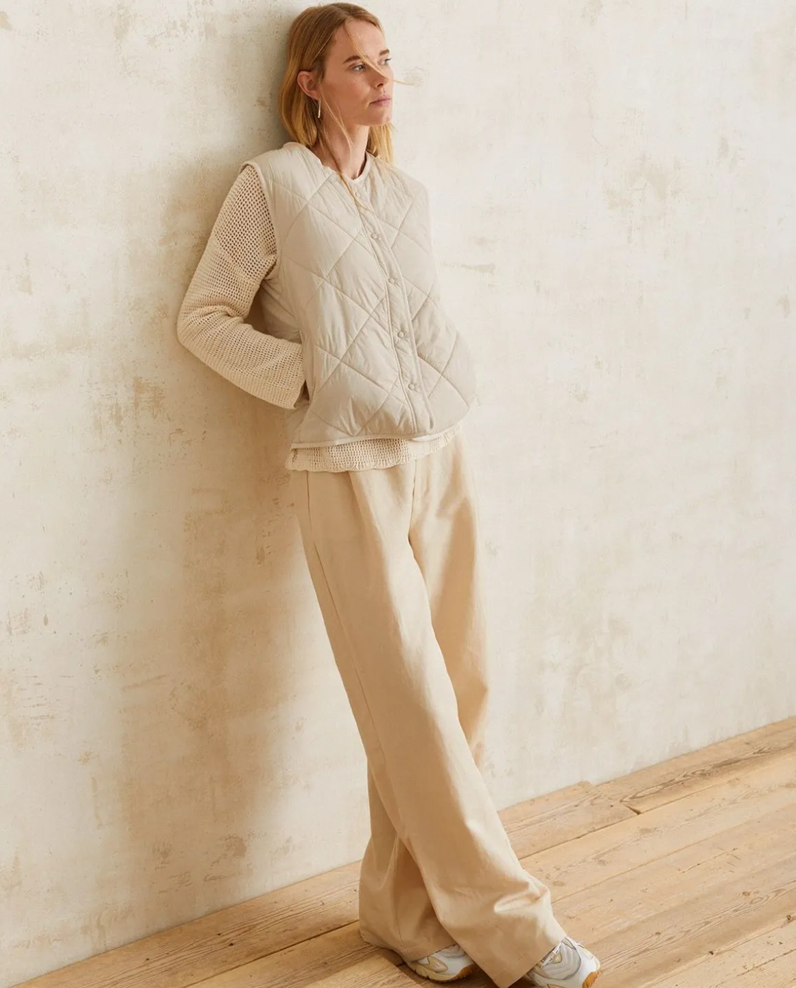 YERSE Jackets And Blazers^Quilted Water-Repellent Vest Natural