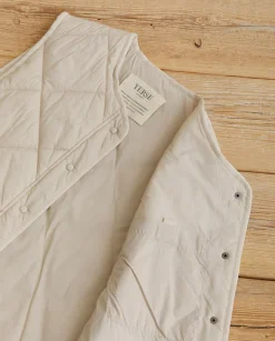 YERSE Jackets And Blazers^Quilted Water-Repellent Vest Natural