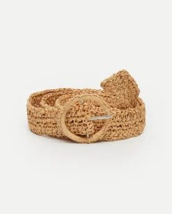 YERSE Belts^Raffia Belt Natural