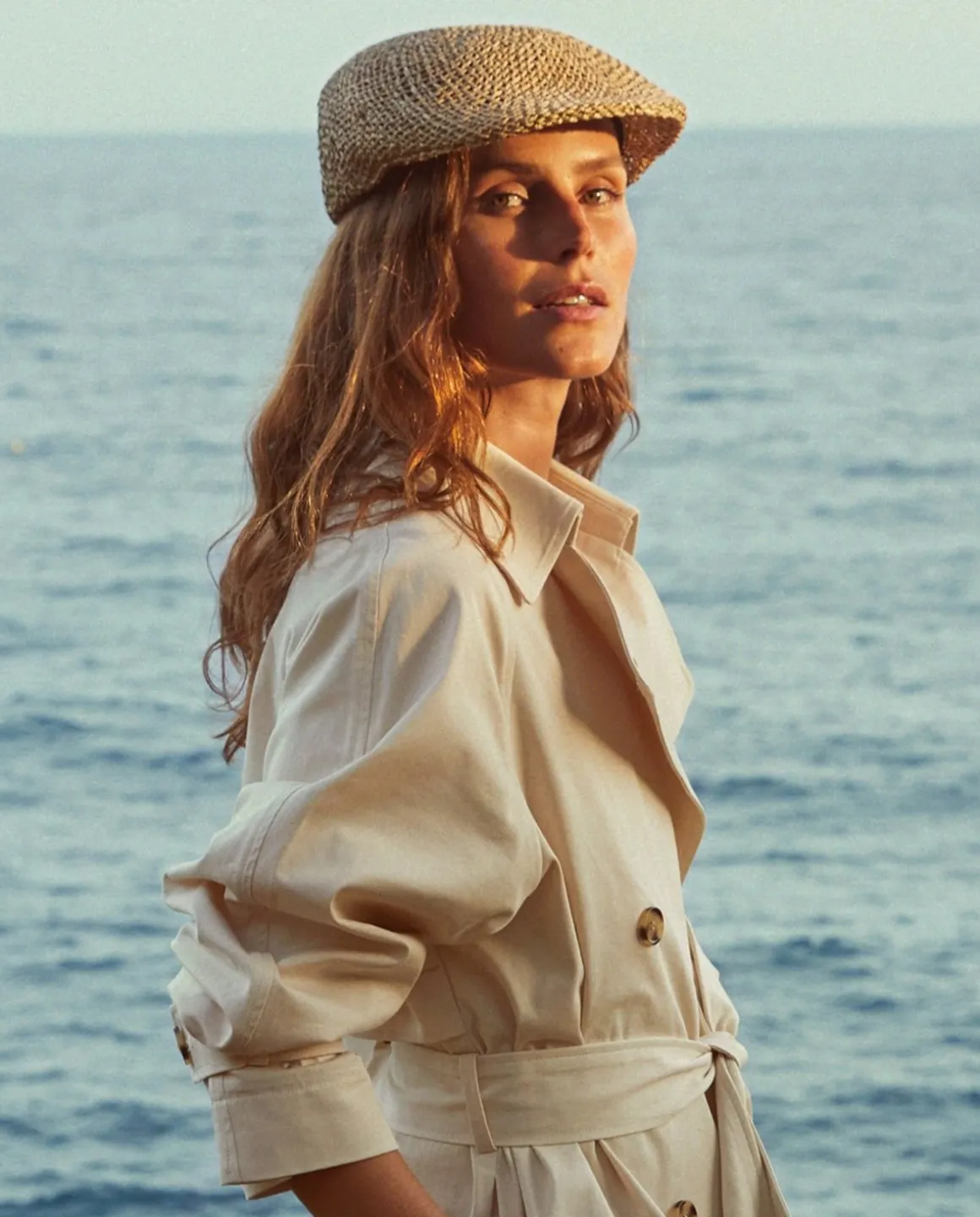 YERSE Hats^Raffia Beret Natural