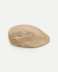 YERSE Hats^Raffia Beret Natural