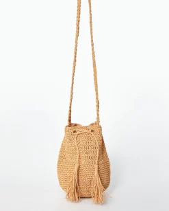 YERSE Bags^Raffia Bucket Bag Natural