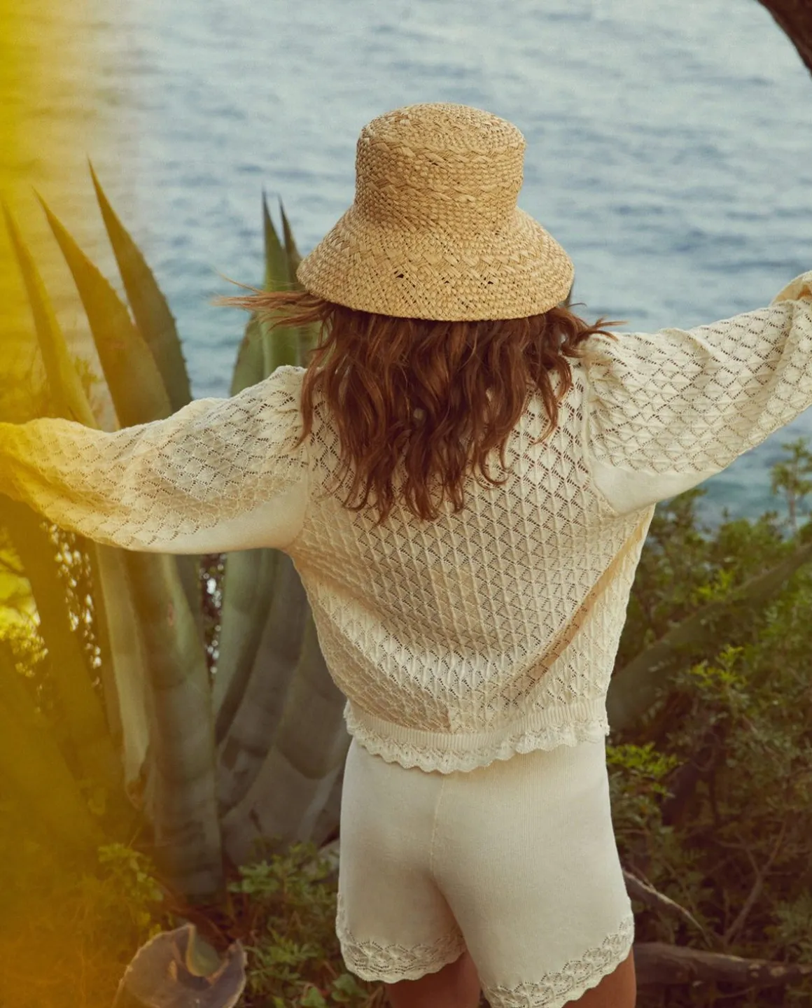 YERSE Hats^Raffia Bucket Hat Natural