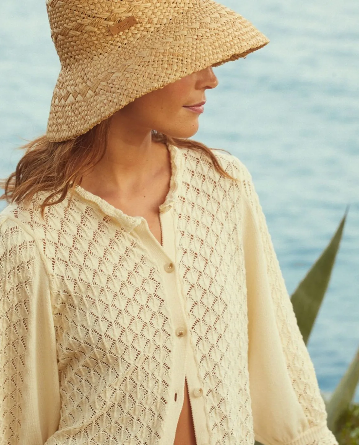 YERSE Hats^Raffia Bucket Hat Natural