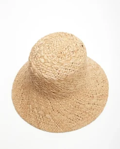 YERSE Hats^Raffia Bucket Hat Natural