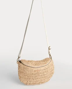YERSE Bags^Raffia Bum Bag Natural
