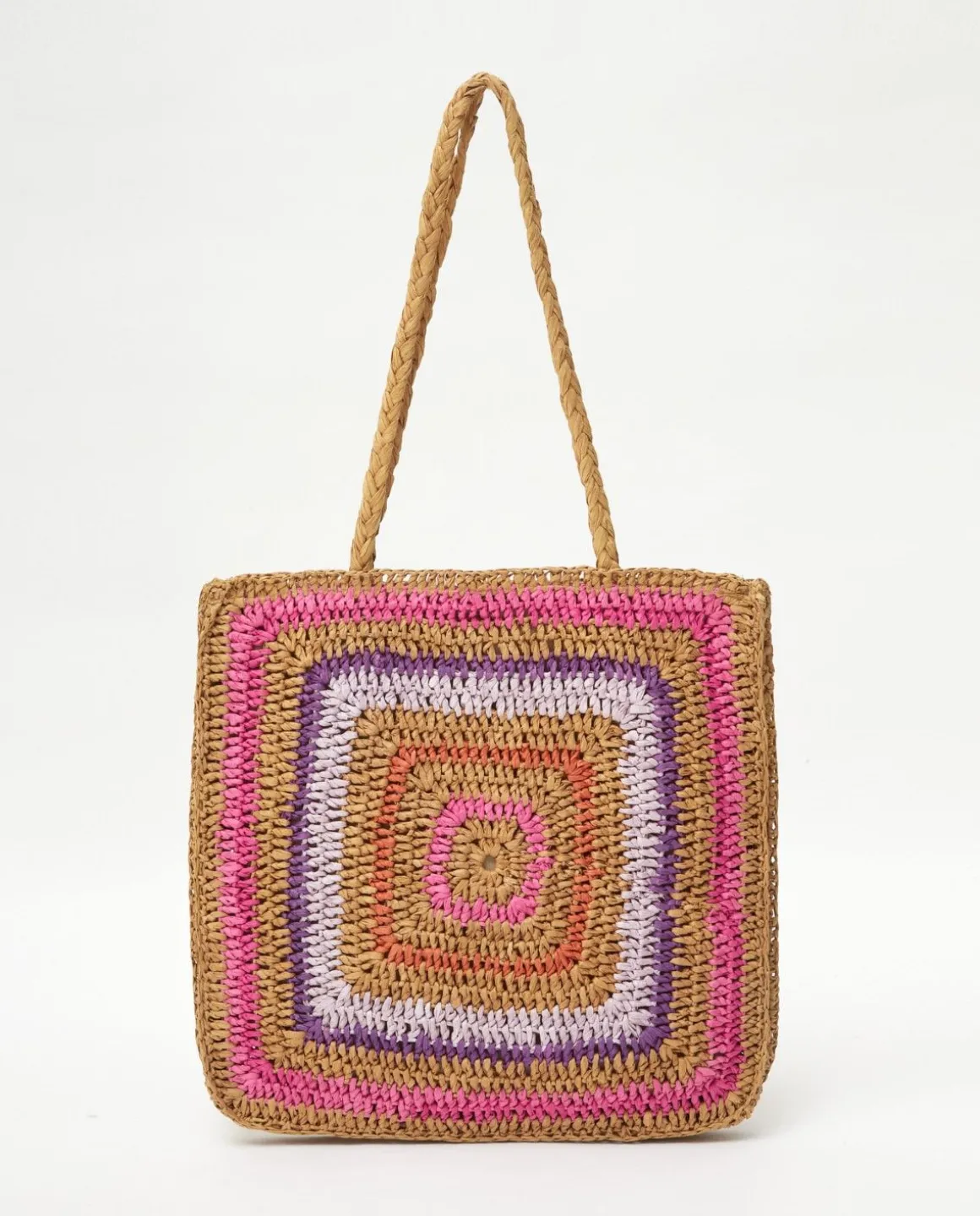 YERSE Bags^Raffia Maxi Bag Fuchsia