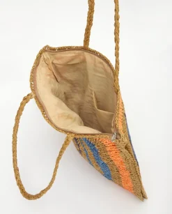 YERSE Bags^Raffia Maxi Bag Orange