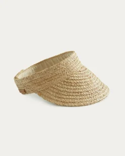 YERSE Hats^Raffia Visor Natural
