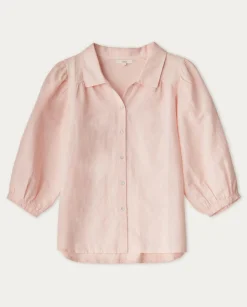 YERSE Shirts And Blouses^Romantic Cotton Blouse Pink