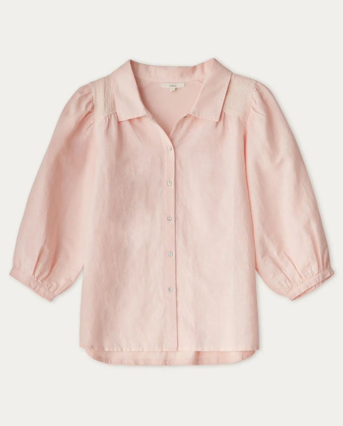 YERSE Shirts And Blouses^Romantic Cotton Blouse Pink