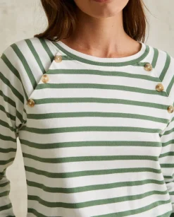YERSE T- Shirts And Tops^Sailor Stripes T-Shirt Green