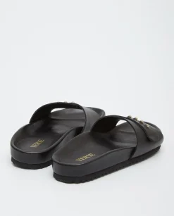 YERSE Shoes^Sandalia 100% Piel Negro