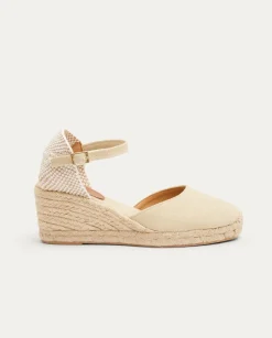 YERSE Shoes^Sandalia Cuna De Yute Beige