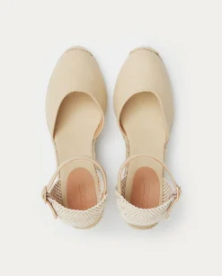 YERSE Shoes^Sandalia Cuna De Yute Beige