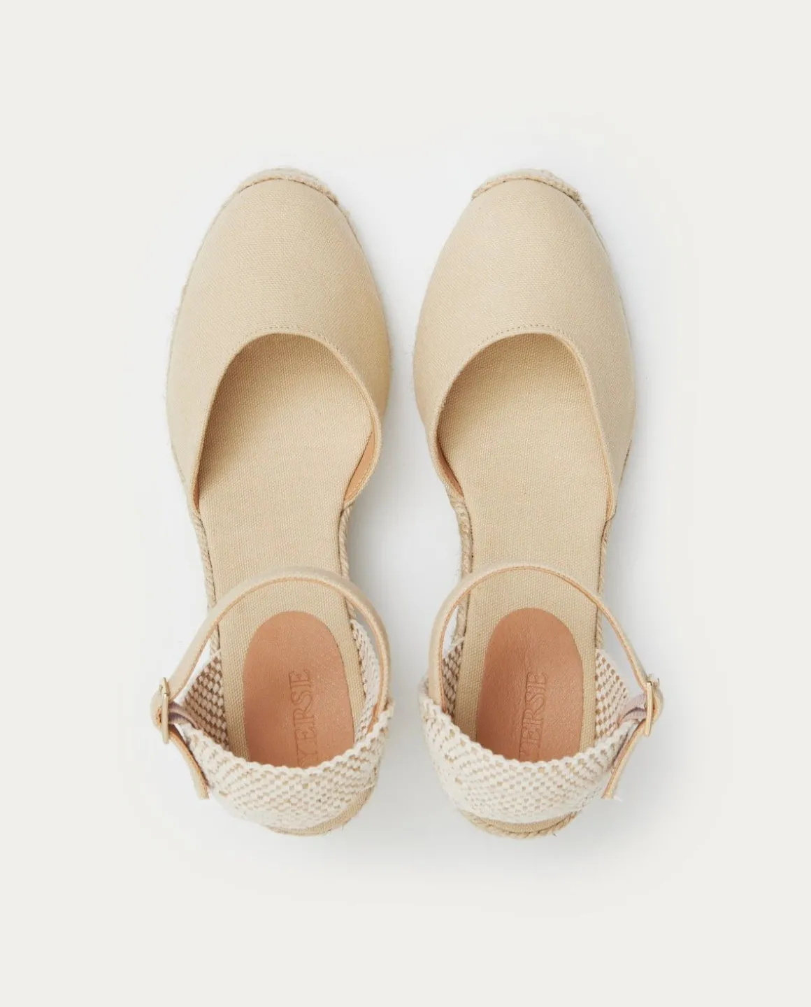 YERSE Shoes^Sandalia Cuna De Yute Beige