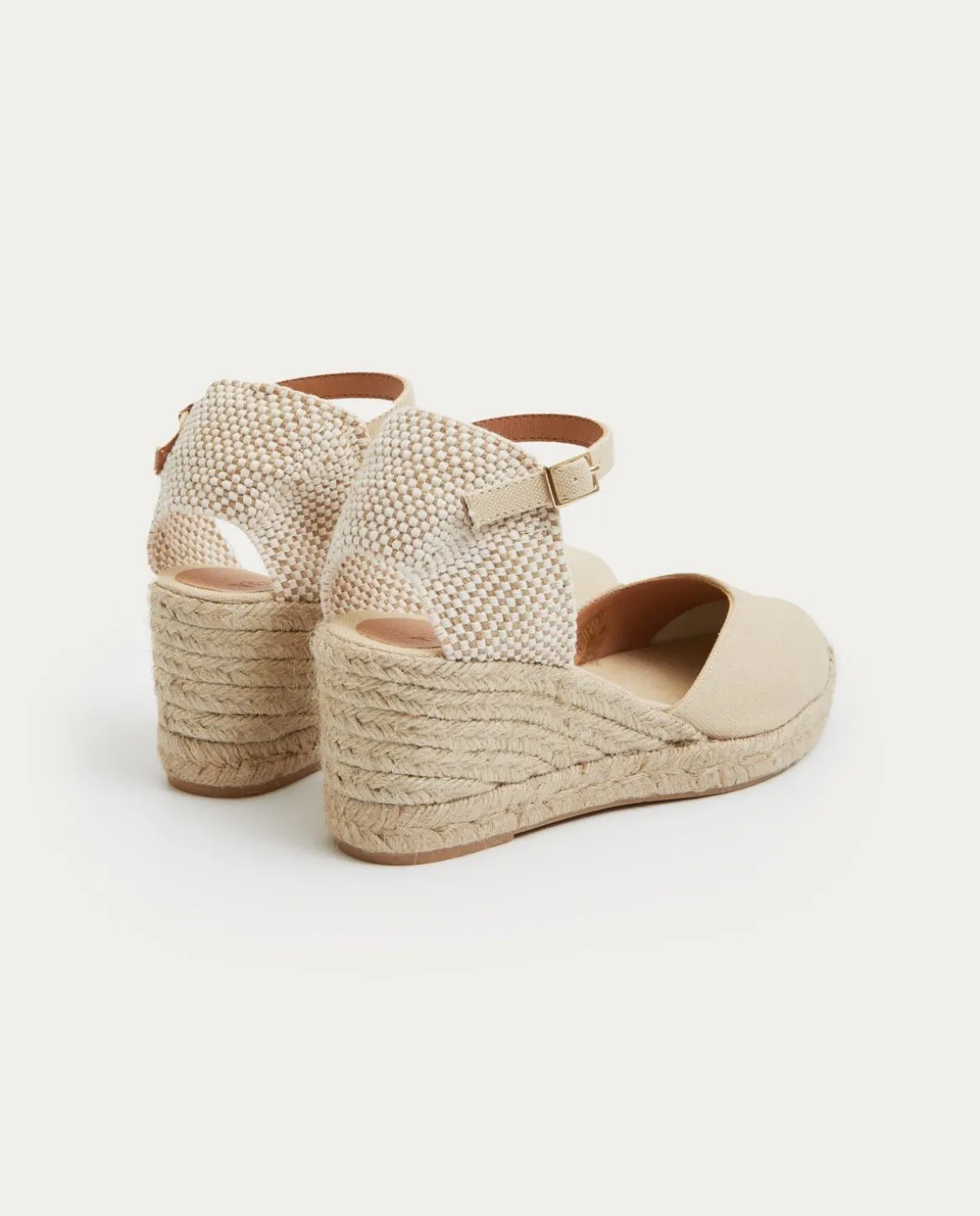 YERSE Shoes^Sandalia Cuna De Yute Beige
