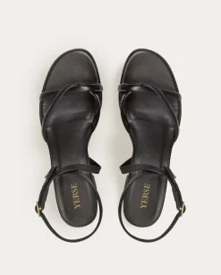 YERSE Shoes^Sandalia De Tacon Black