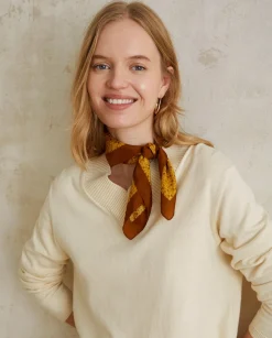 YERSE Scarves^Scarf 100% Silk Yellow