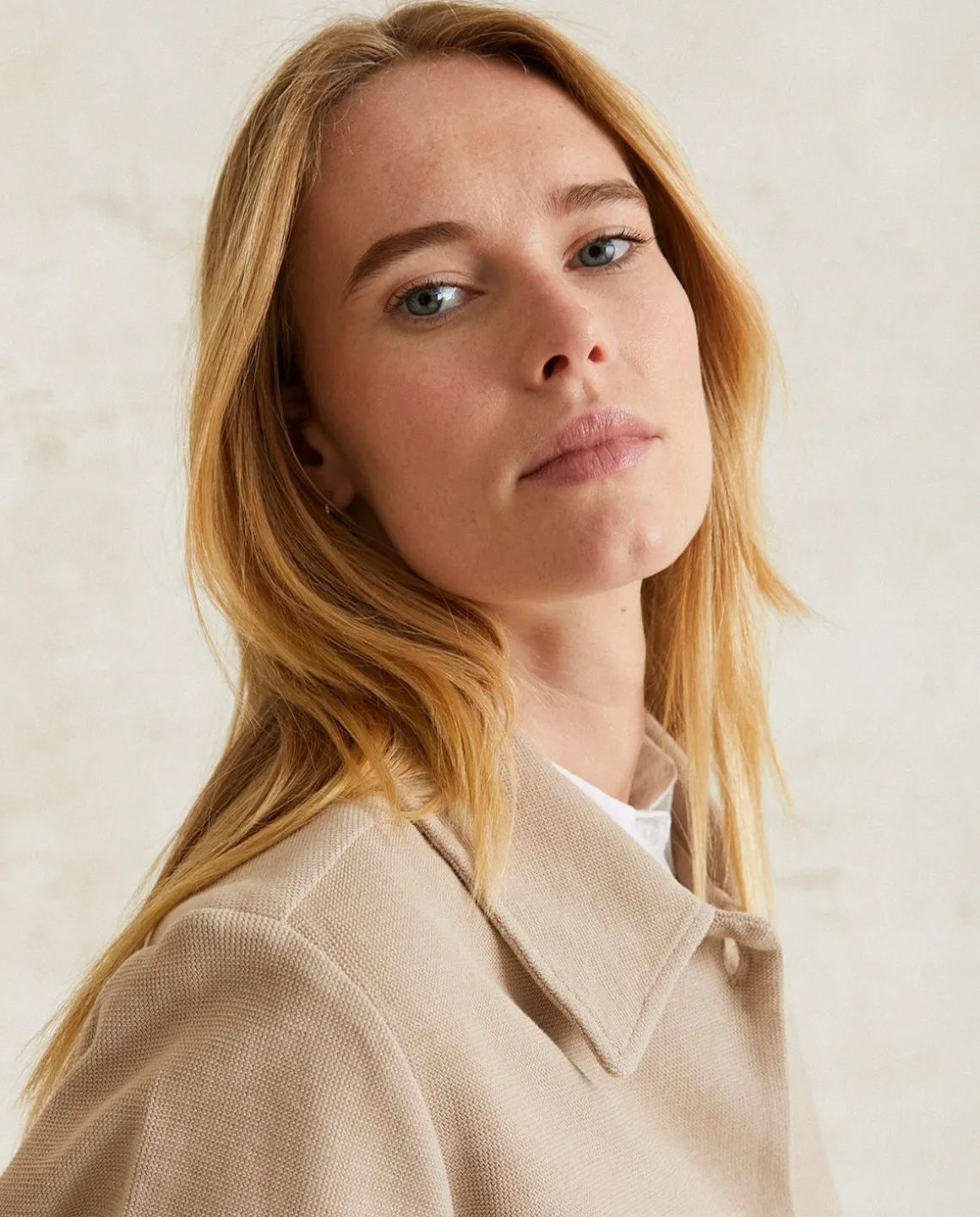 YERSE Jackets And Blazers^Short Cotton Jacket Beige