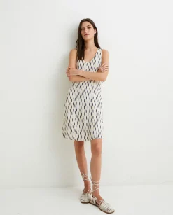 YERSE Dresses And Jumpsuits^Short Flowy Dress Ecru