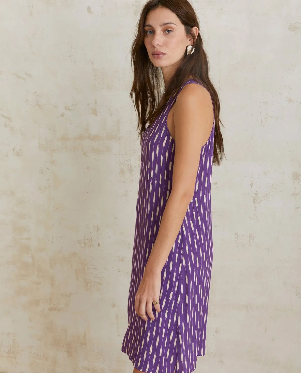 YERSE Dresses And Jumpsuits^Short Flowy Dress Purple