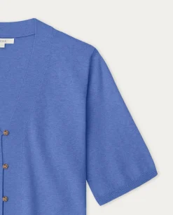 YERSE Sweaters & Cardigans^Short-Sleeve Cardigan Blue
