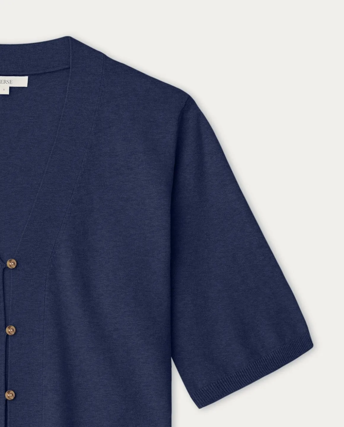 YERSE Sweaters & Cardigans^Short-Sleeve Cardigan Navy
