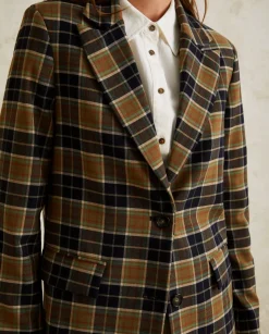 YERSE Jackets And Blazers^Shoulder Pads Blazer Checks