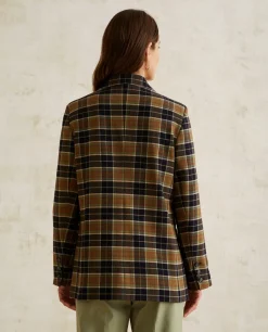 YERSE Jackets And Blazers^Shoulder Pads Blazer Checks