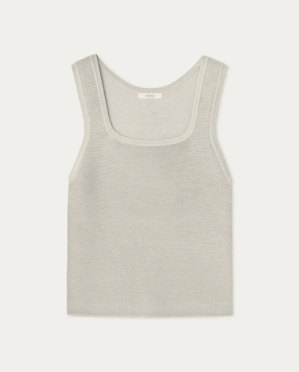 YERSE T- Shirts And Tops^Square-Neck Knit Top Natural