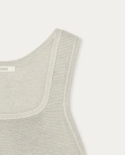 YERSE T- Shirts And Tops^Square-Neck Knit Top Natural
