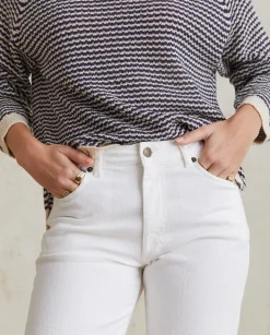 YERSE Trousers And Jeans^Straight Denim Trousers White